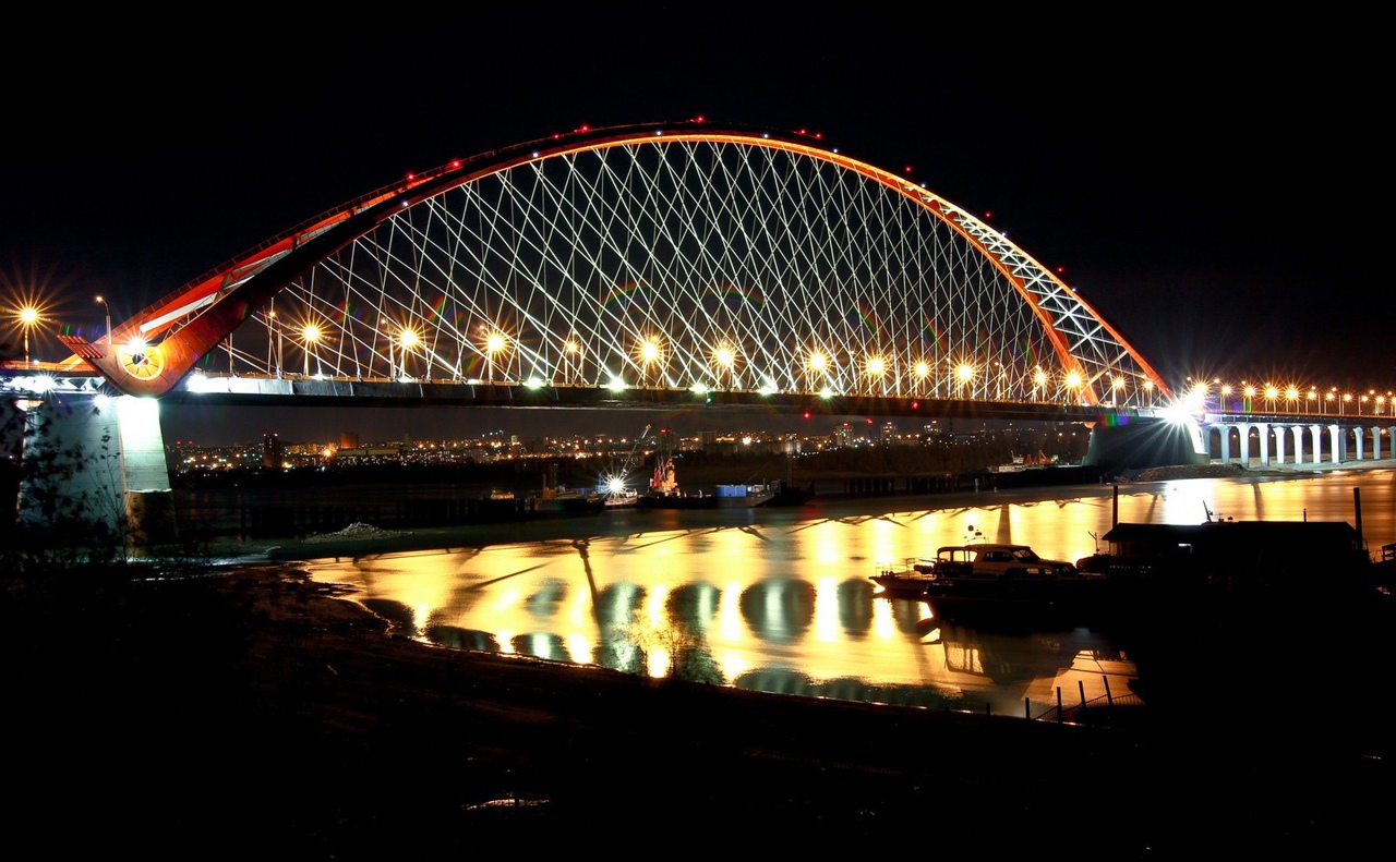 Бугринский мост в Новосибирске — инженерное чудо